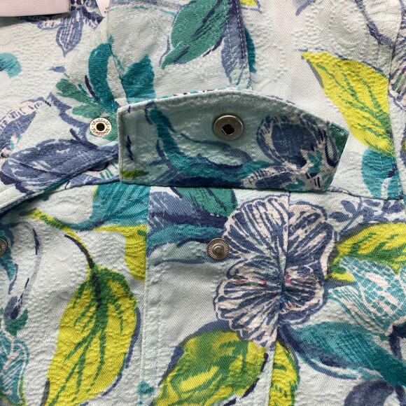 Alfred Dunner Cotton Spandex Long Sleeve Snap Button Womens 12 Jacket - Picture 3 of 6